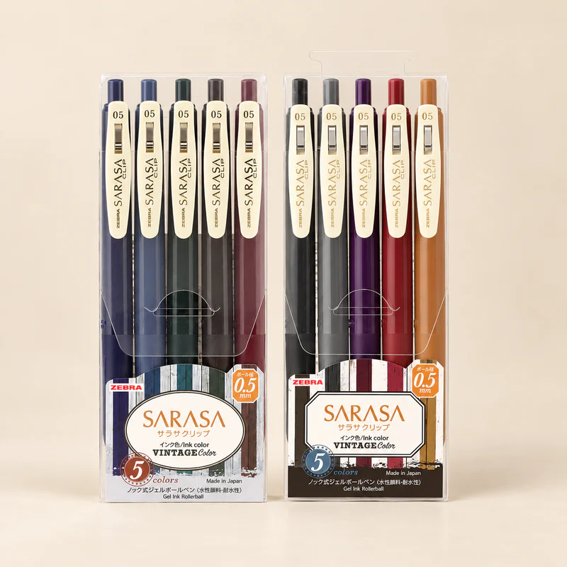 Zebra Sarasa Vintage Pens