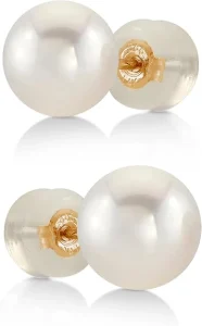 Pearl Stud Earrings Gift Box