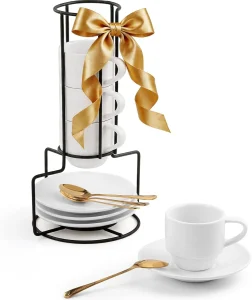Espresso Cup Set With Stand