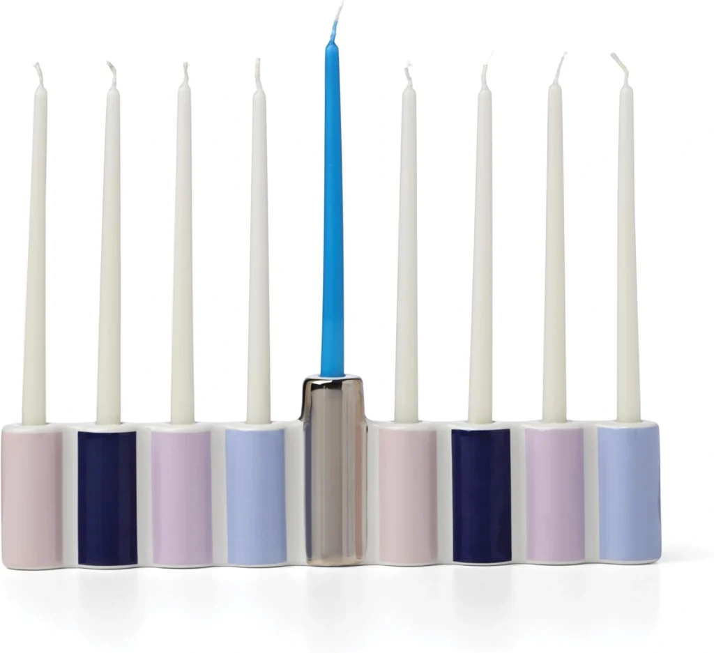 Menorah Building Brick Kit Hanukkah gift for kid