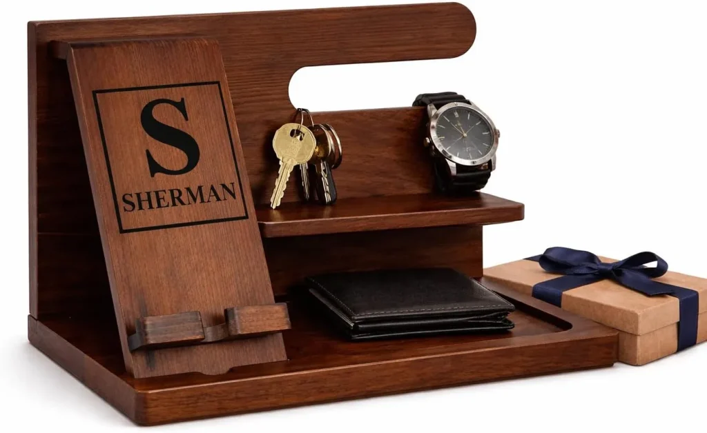 Personalized Docking Station Father's Day gift for dad