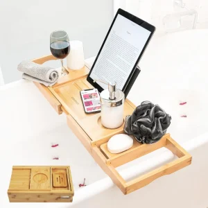 Luxury Bath Pillow and Tray Set