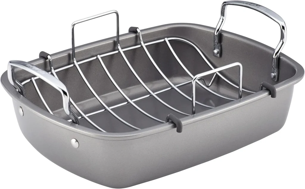 Premium Roasting Pan With Rack Thanksgiving gift for host