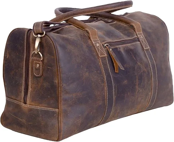 Leather Weekender Duffel Bag Father's Day gift for dad