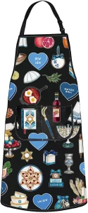 Hanukkah Apron and Oven Mitt Set