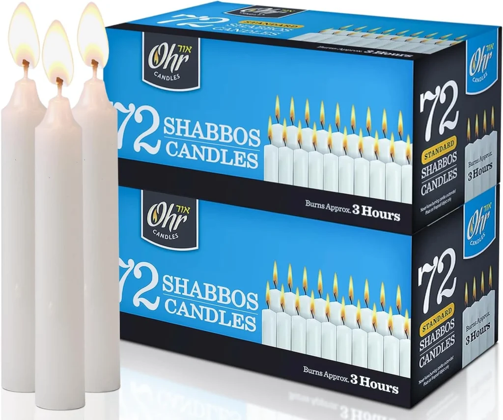 Luxury Judaica Candle Set Hanukkah gift for family