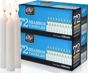 Luxury Judaica Candle Set