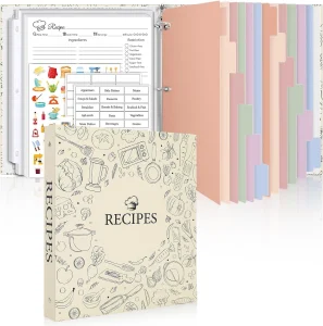 Personalized Family Recipe Binder