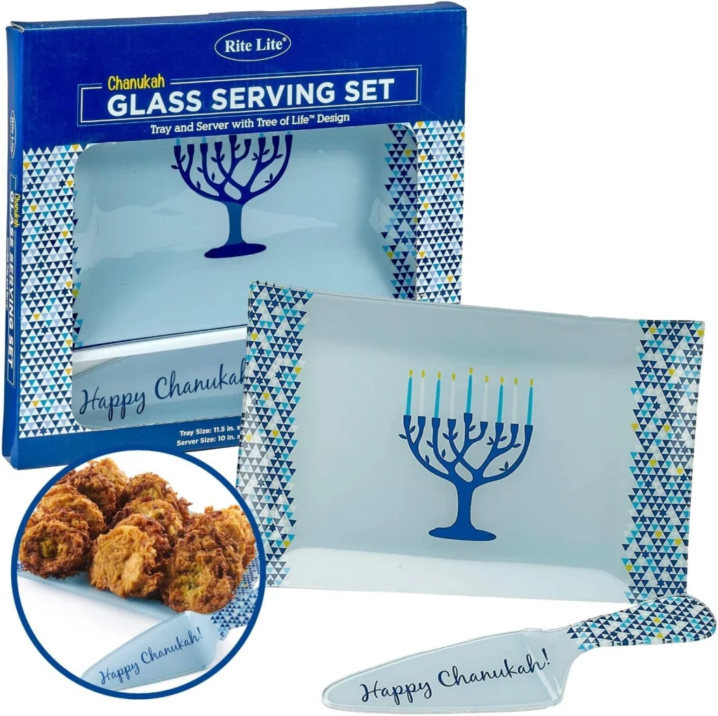 Latke Serving Platter Hanukkah gift for mom