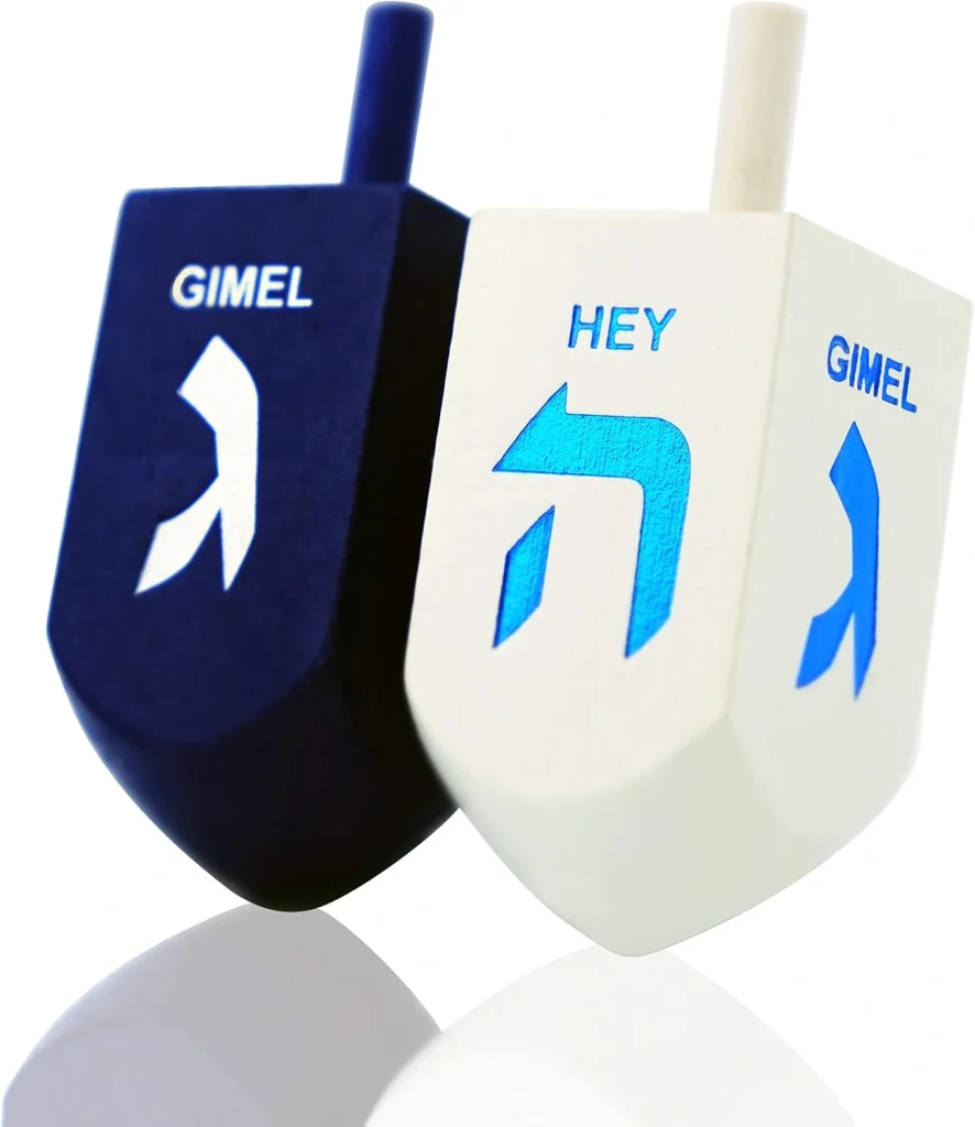 Dreidel Board Game Set Hanukkah gift for family