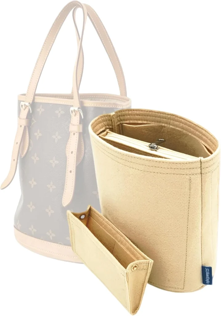 Monogrammed Leather Tote Organizer Mother's Day gift for mom