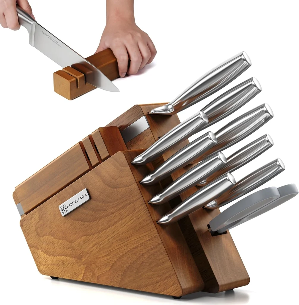 Kitchen Knife Block Set wedding gift for couple