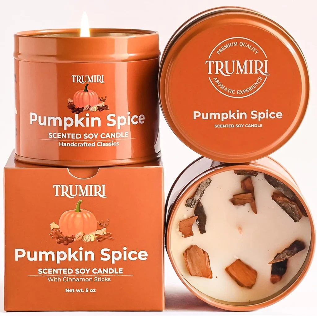 Pumpkin Spice Host Candle Thanksgiving gift for host