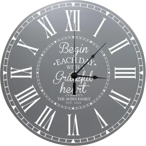 Personalized Anniversary Clock