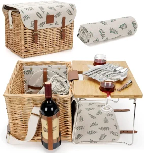 Indoor Picnic Basket Set