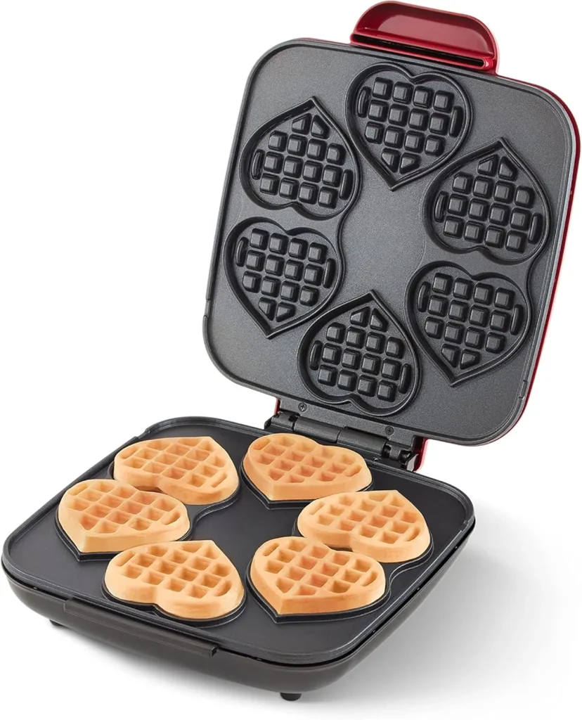 Heart-Shaped Waffle Maker Valentine's Day gift for partner