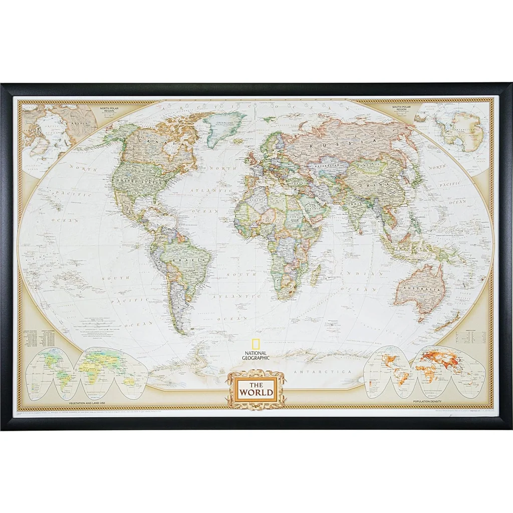 Personalized Map Push Pin Board anniversary gift for couple