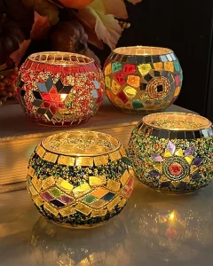 Diwali Candle Holder Tray