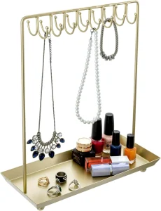 Gold-Tone Jewelry Organizer
