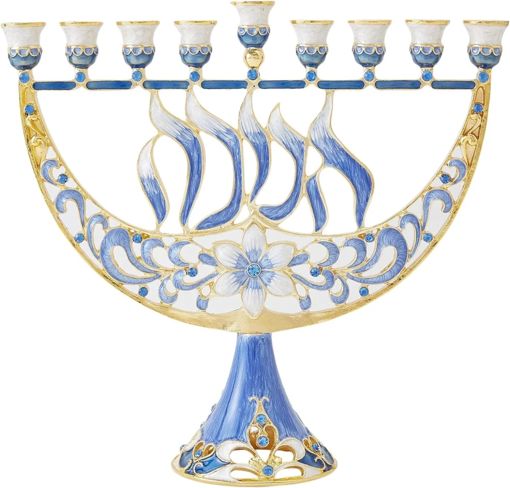 Premium Menorah Display Tray Hanukkah gift for family