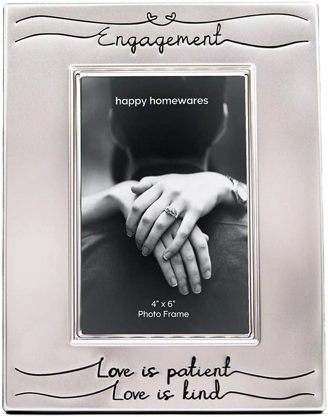 Custom Engagement Photo Frame engagement gift for couple